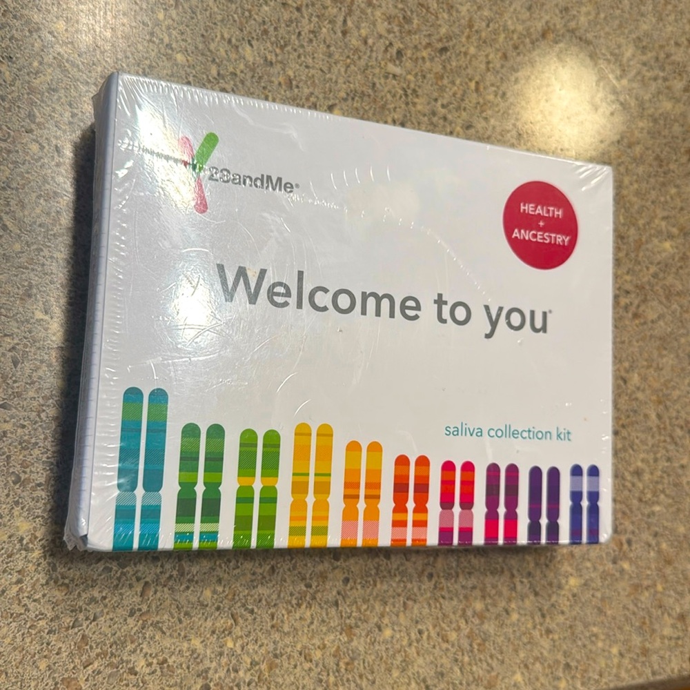 23andme Health + Ancestry collection kit